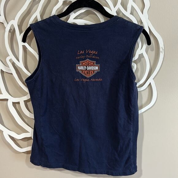 Harley Davidson sleeveless top - Picture 3 of 5